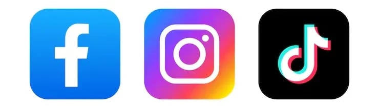 Anuncios en Instagram, Facebook y TikTok